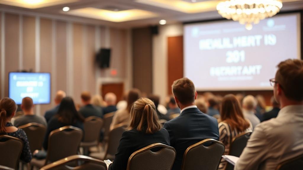 Photo of a business conference.фото