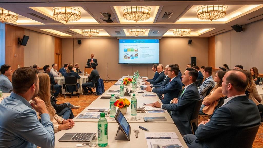 Photo of a business conferenceфото